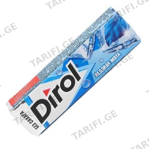 დიროლი საღეჭი რეზინი ყინულის პიტნა 13.6 გრ
