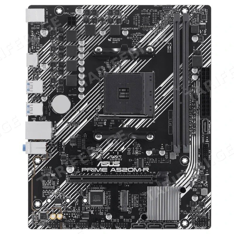 დედა დაფა ASUS PRIME A520M-R AM4 სოკეტით DDR4 MICRO-ATX