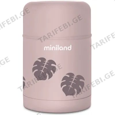 თერმო ქილა საკვებისთვის MINILAND FOOD THERMY TERRA LEAVES (600 ML)