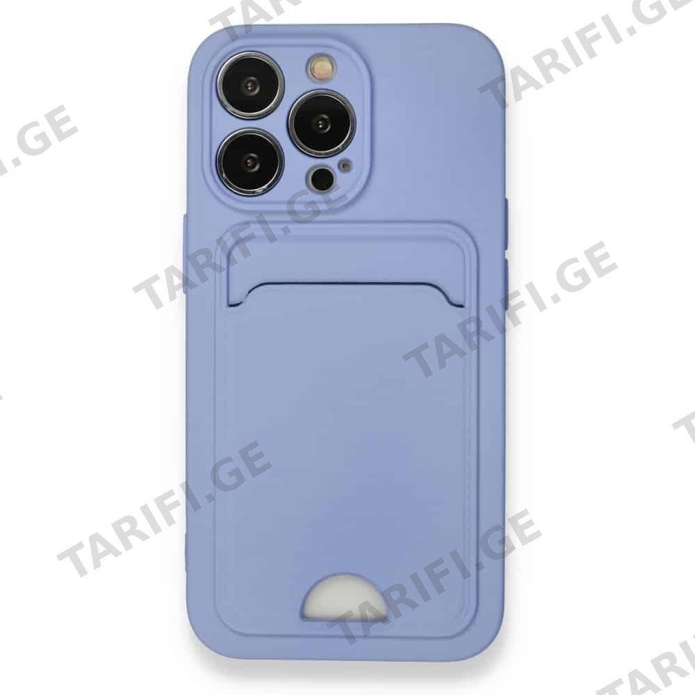 iPhone 12 Pro Kelvin Case ბარათის ჩასადებით სილიკონის ქეისი