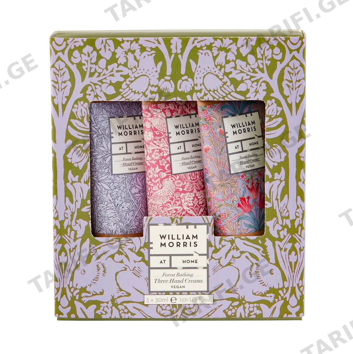 ხელის კრემები 30მლ 3 ცალი William Morris 4601 ჰესკოტი და აივორი - Heathcote & Ivory
