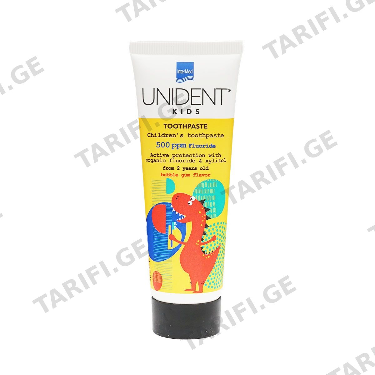 კბილის პასტა Kids 2 წლიდან 500F 8001 უნიდენტი - Unident