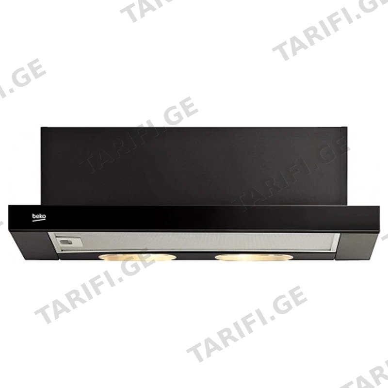 ჩასაშენებელი გამწოვი BEKO CTB 6250 B ტელესკოპური 420 მ³/სთ შავი