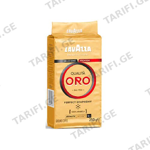 ყავა დაფქვილი ყუთით /ORO/ 250 გრ