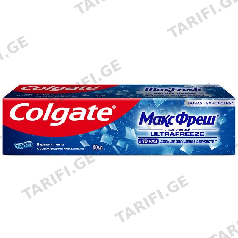 კბილის პასტა "ქოლგეითი" MaxFresh, Cool Mint ლურჯი 100 მლ