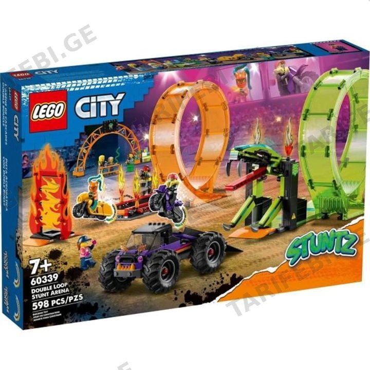 ლეგო City Double Loop Stunt Arena კონსტრუქტორი