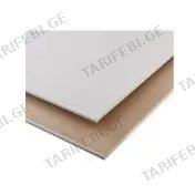 თაბაშირ-მუყაოს ფილა თეთრი 12.5x2500x1200 REGES
