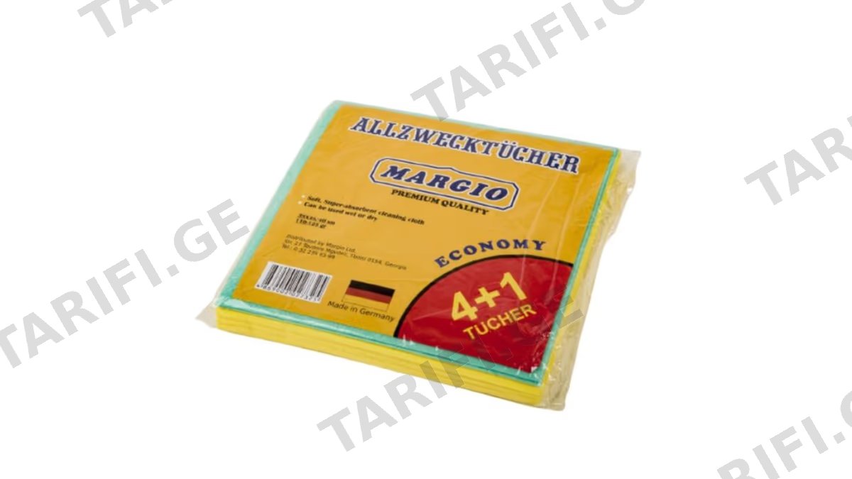 მარგიო, ტილო, მტვრის მოსაცილებელი, 4+1