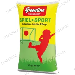 გაზონის ბალახი GreenLine Spiel + Sport 1 კგ 30მ²