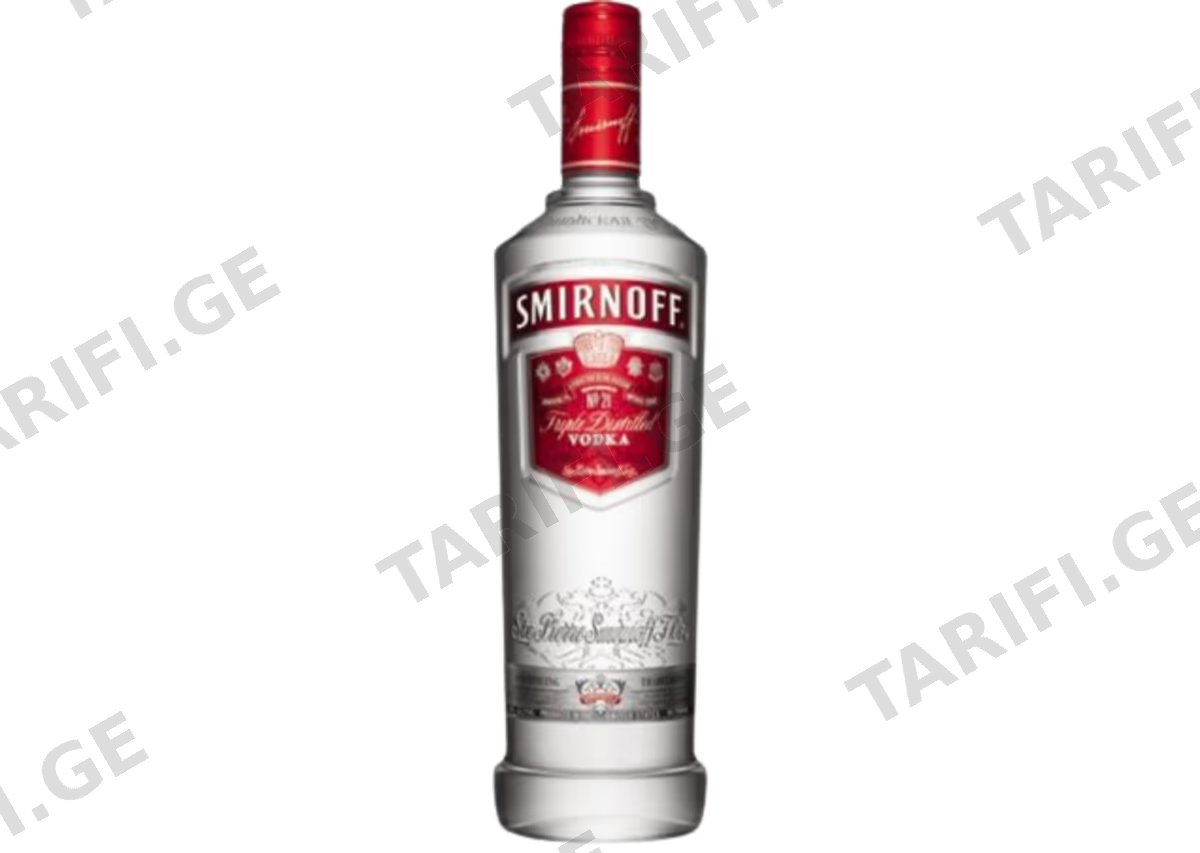 არაყი Smirnoff, წითელი - 1L