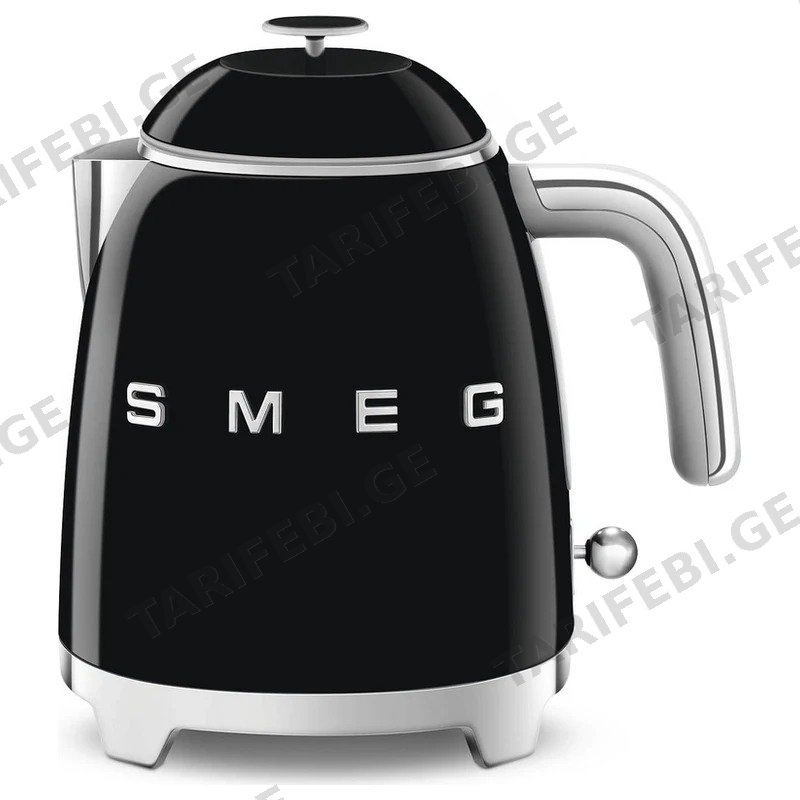 ელექტრო ჩაიდანი SMEG MINI KETTLE KLF05BLEU 0.8 ლ შავი