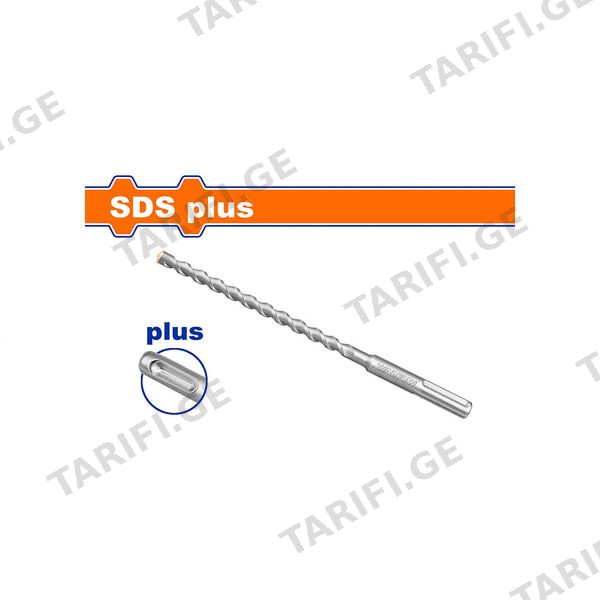 საბურღი პირი ბეტონისთვის 10X160მმ (WHD1207) SDS PLUS WADFOW