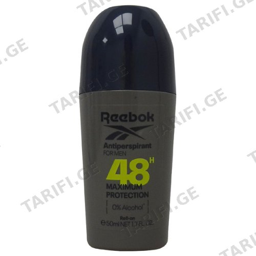 რიბოკი - მამაკაცის დეოდორანტი ბურთულიანი Max Protection 48სთ 50მლ