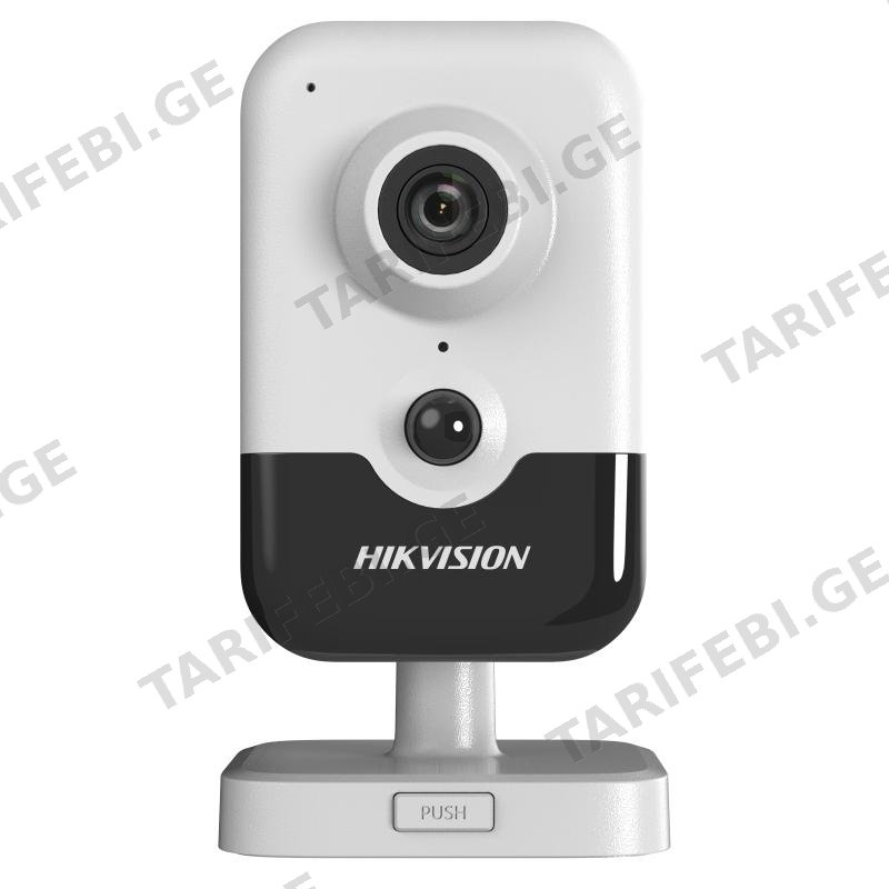 კამერა,Hikvision,DS-2CD2421G0-IW(4mm)(W),IP,2mp,Cube,Fix,IR10m,TwoWayAudio,WiFi,