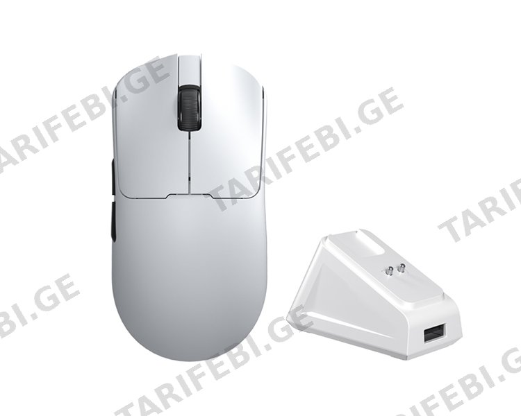 მაუსი AULA SC380Pro Rechargeable Wireless Tri-mode Gaming Mouse White