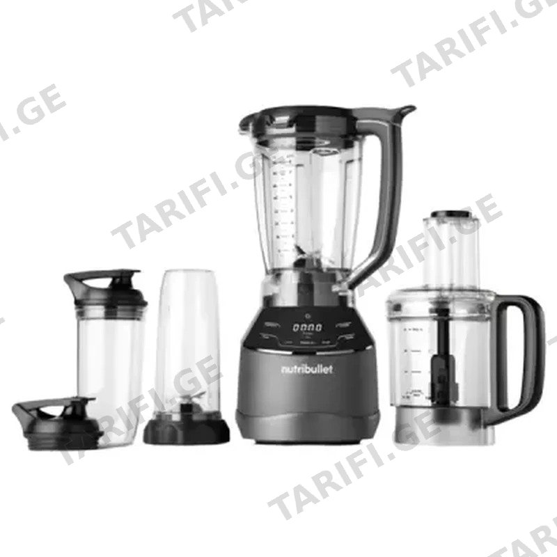 სტაციონარული ბლენდერი NUTRIBULLET NBF580B 1500W ვერცხლისფერი