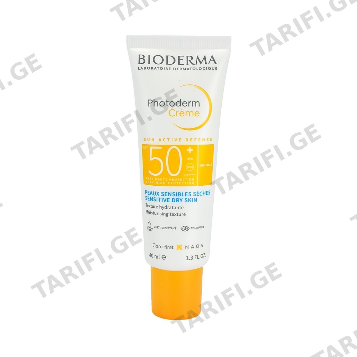Bioderma - ბიოდერმა Photoderm მზისგან დამცავი კრემი SPF50+ 3523