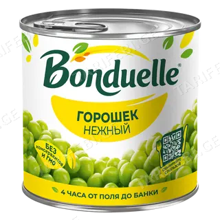 ბარდა დაკონსერვებული "ბონდუელი" 425 მლ