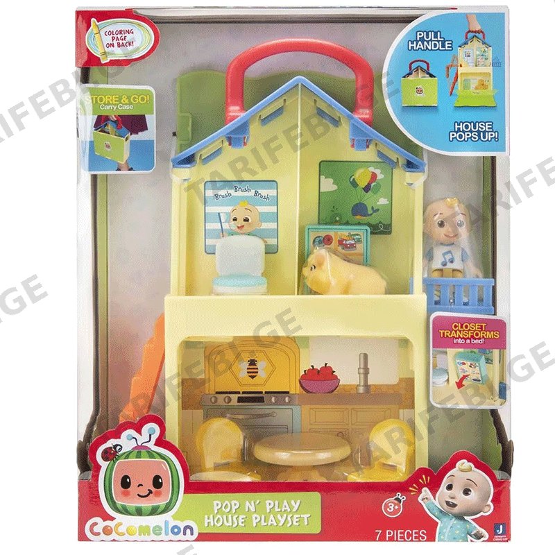 სათამაშო სახლი COCOMELON MEDIUM PLAYSET COCOMELON'S POP N' PLAY HOUSE CMW0109