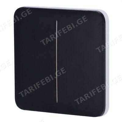Ajax SoloButton (2-gang) Black