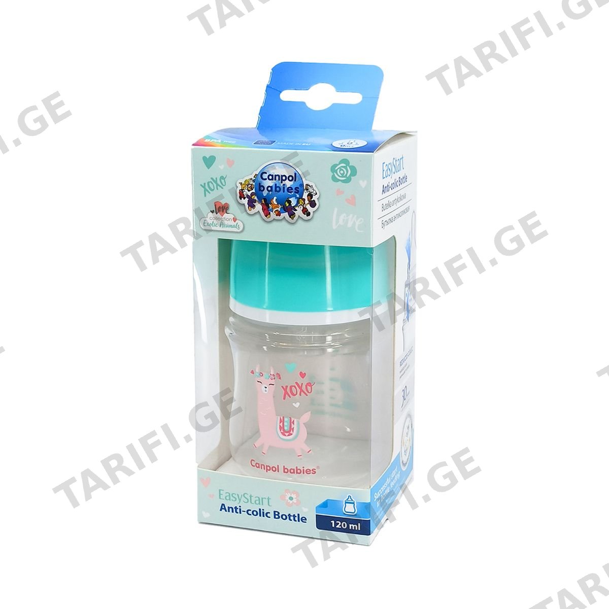 ბოთლი ფართო ყელით AC 120მლ 35/220g კანპოლი - Canpol