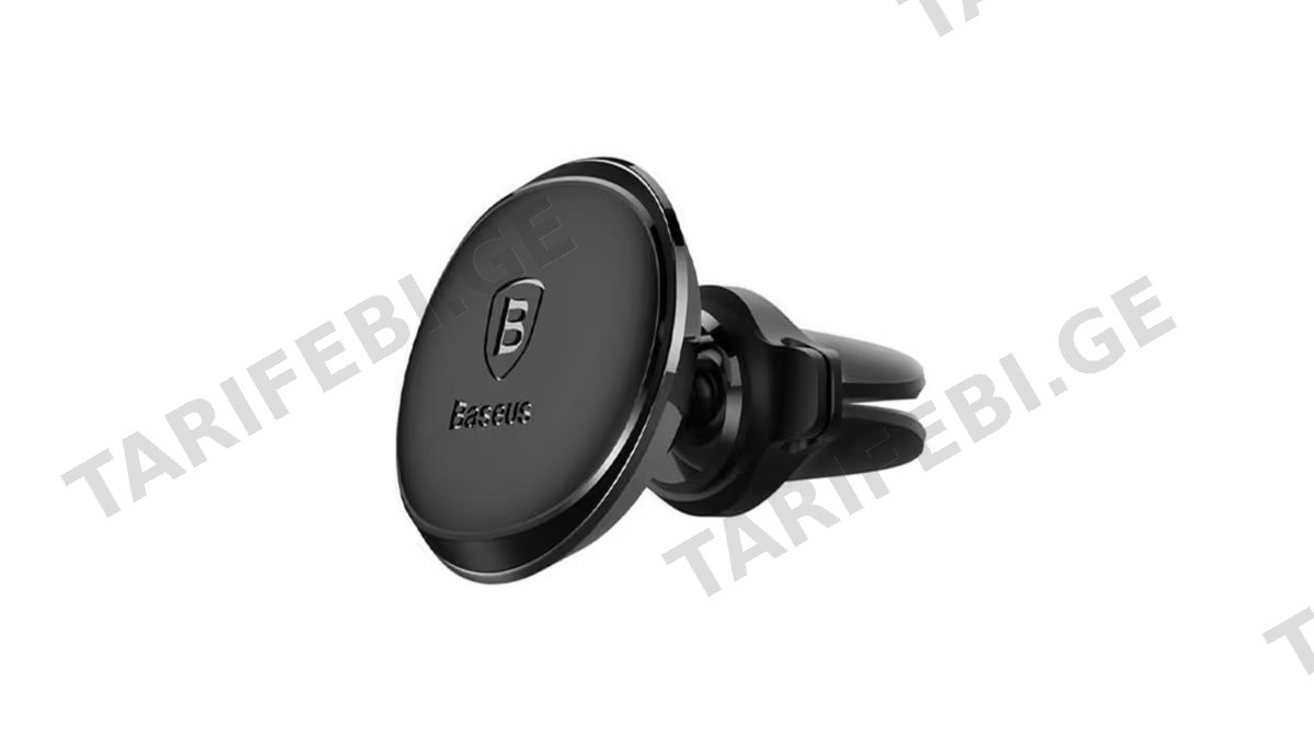 Baseus Magnetic Car Mount Phone Holder with Cable Clip Air Vent Version C40141201113-00