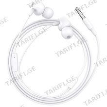 HOCO earphone M60 Perfect sound universal earphone s with micwhite