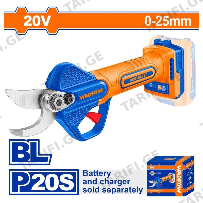 უსადენო სეკატორი აკუმულატორზე WADFOW WJFP525 20V