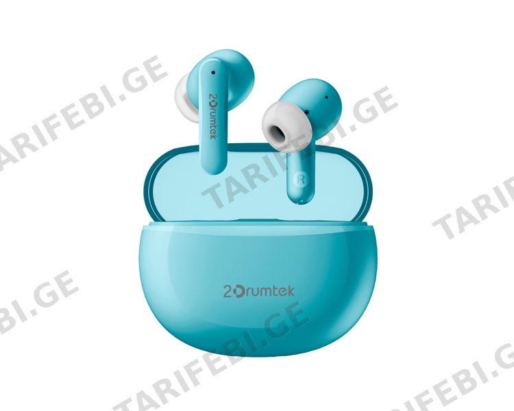 ყურსასმენი A4Tech 2Drumtek B25 True Wireless Earphone Icy Blue