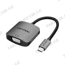 VENTION CGMHA Type-C to VGA Converter ადაპტერი