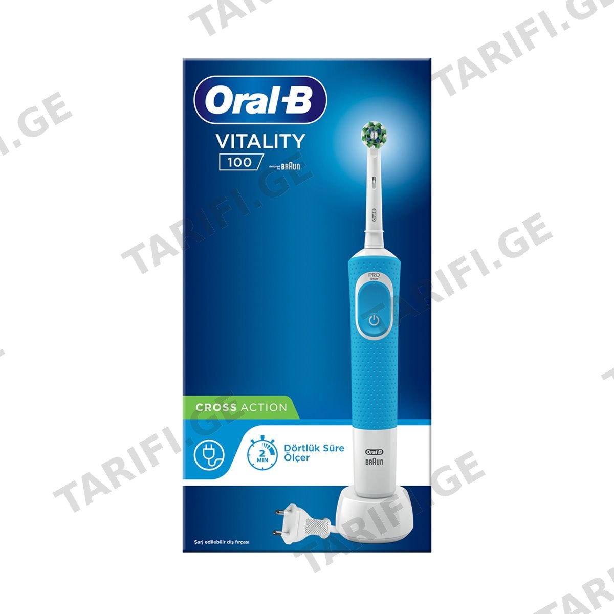 Oral-B - ორალ ბი კბილის ჯაგრისი ელექტრო ცისფერი 4962