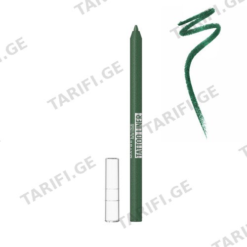 მეიბილაინი - თვალის ფანქარი TATOO Green 1.3გრ 817