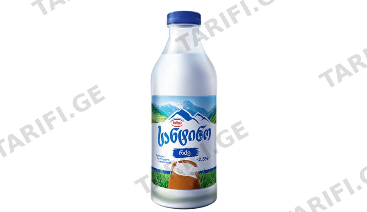 სანტინო რძე 2.5% 500 მლ