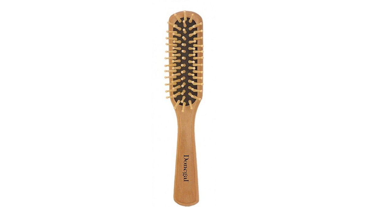 დონეგალ სავარცხელი 0241 ხის ტარით მოგრძო Nature Gift Brush 21სმ *