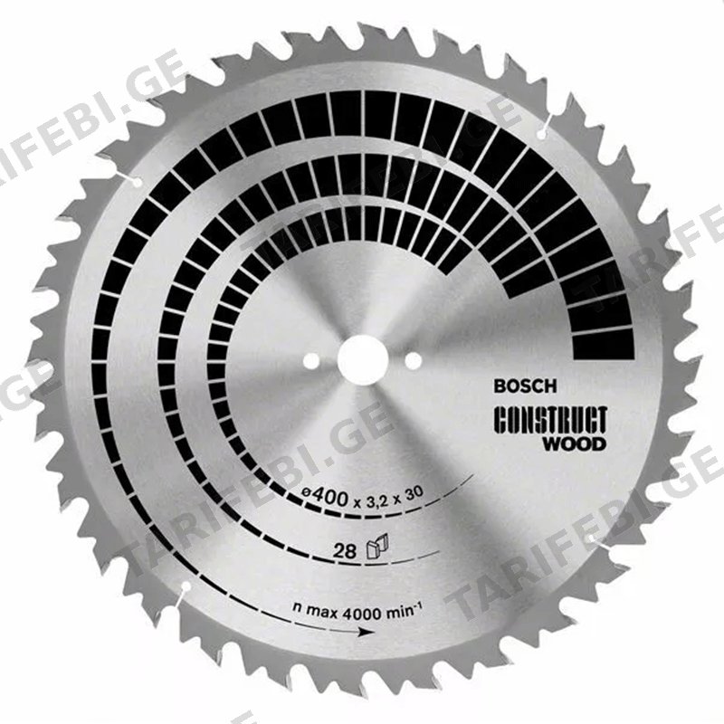 ხერხის პირი BOSCH CIRCULAR SAW BLADE WOOD 2608640701