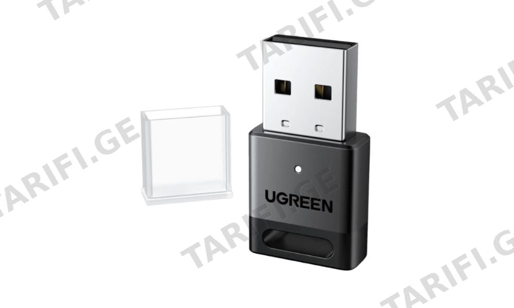 Bluetooth ადაპტერი UGREEN CM748 (45134), USB Bluetooth 5.4 Adapter, Black