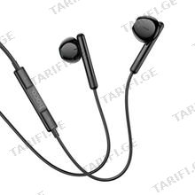 HOCO M93 Type-C Joy wire-controlled digital earphones with microphone black