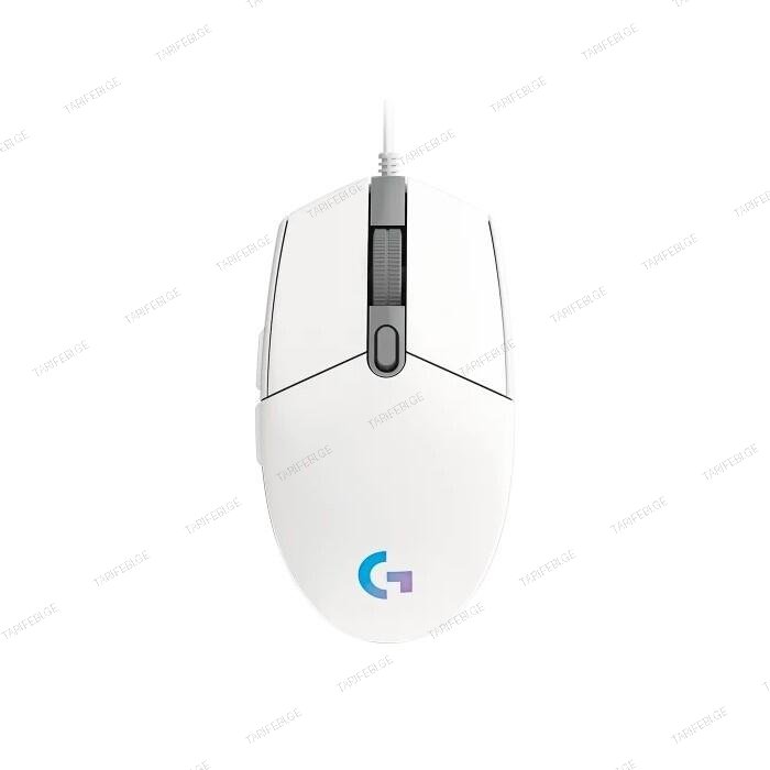 Logitech  G102 Lightsync RGB 6 Button Gaming Mouse White L910-005824