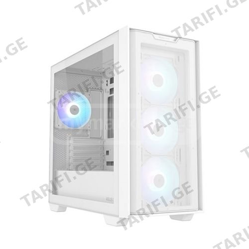 ქეისი - Asus A21 Plus White - 4x120 Fan ARGB