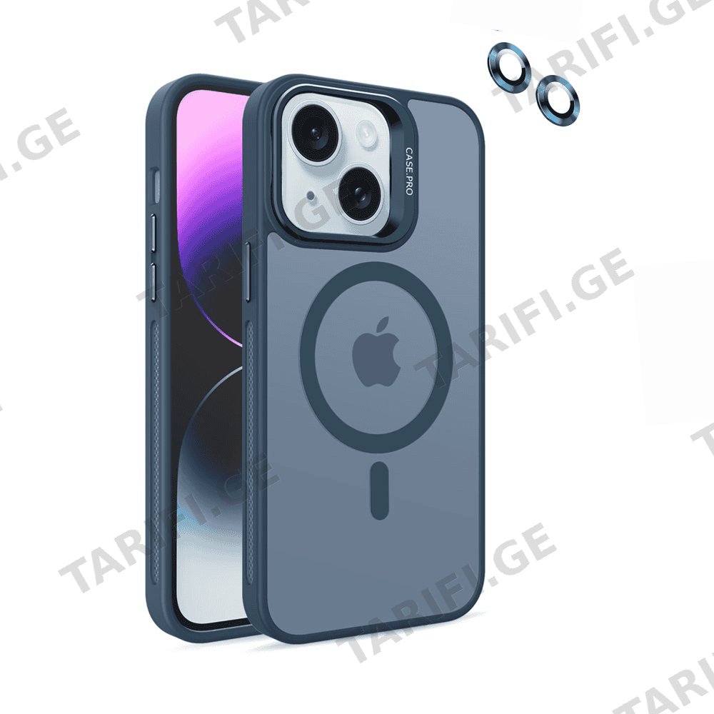 iPhone 14 Case Flet Lens Magsafe ქეისი