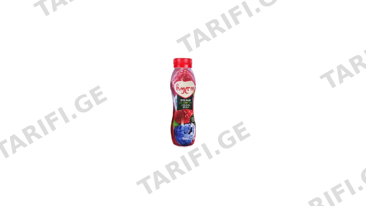 ჩუდო დასალევი იოგურტი კენკრის მიქსი 2,1 % 270გრ