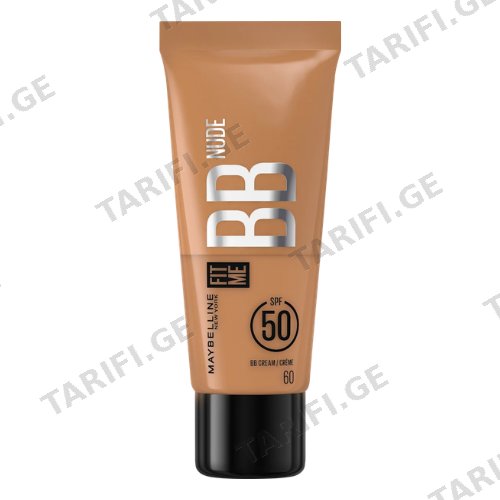 მეიბილაინი - BB კრემი Fit Me 60 SPF50 30მლ