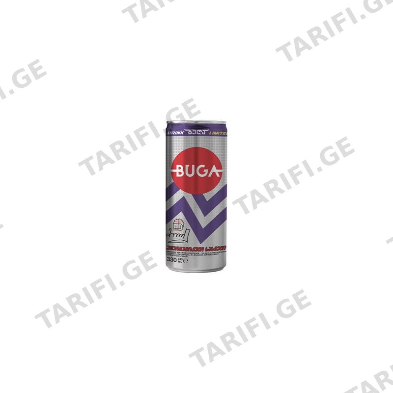 ბუღა ენერგეტიკული სასმელი 0.25 ლ