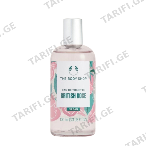 ბოდი შოპი - სუნამო ბრიტანული ვარდი (EAU DE TOILETTE) 100მლ
