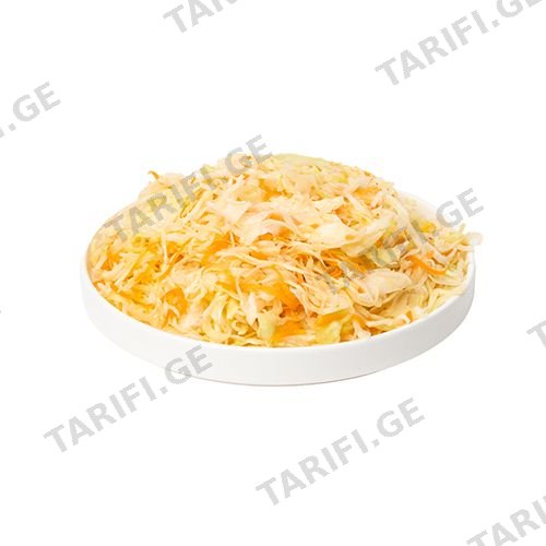 თეთრი დაკეპილი კომბოსტო / 100 გრ
