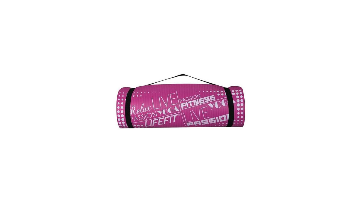"LIFEFIT"- იოგას ხალიჩა ჟოლოსფერი/ EXCLUSIVE PL 07