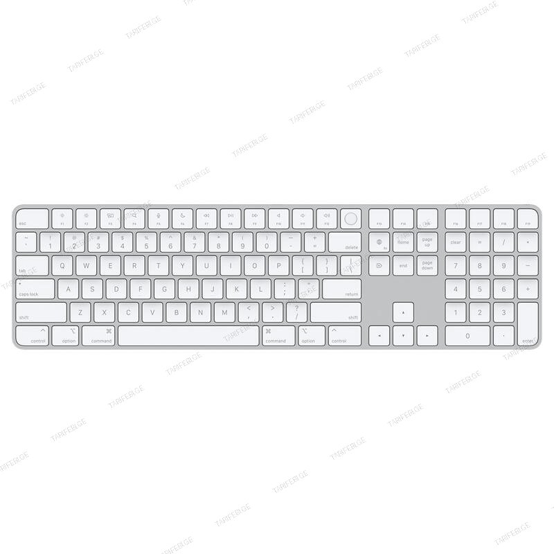 Apple Magic Keyboard with Touch ID and Numeric Keypad EN White