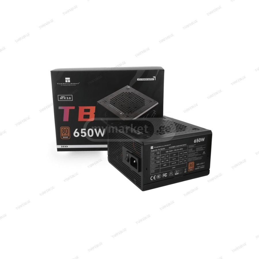 THERMALRIGHT 650W 80 Plus Bronze PSU - TR-TB650S