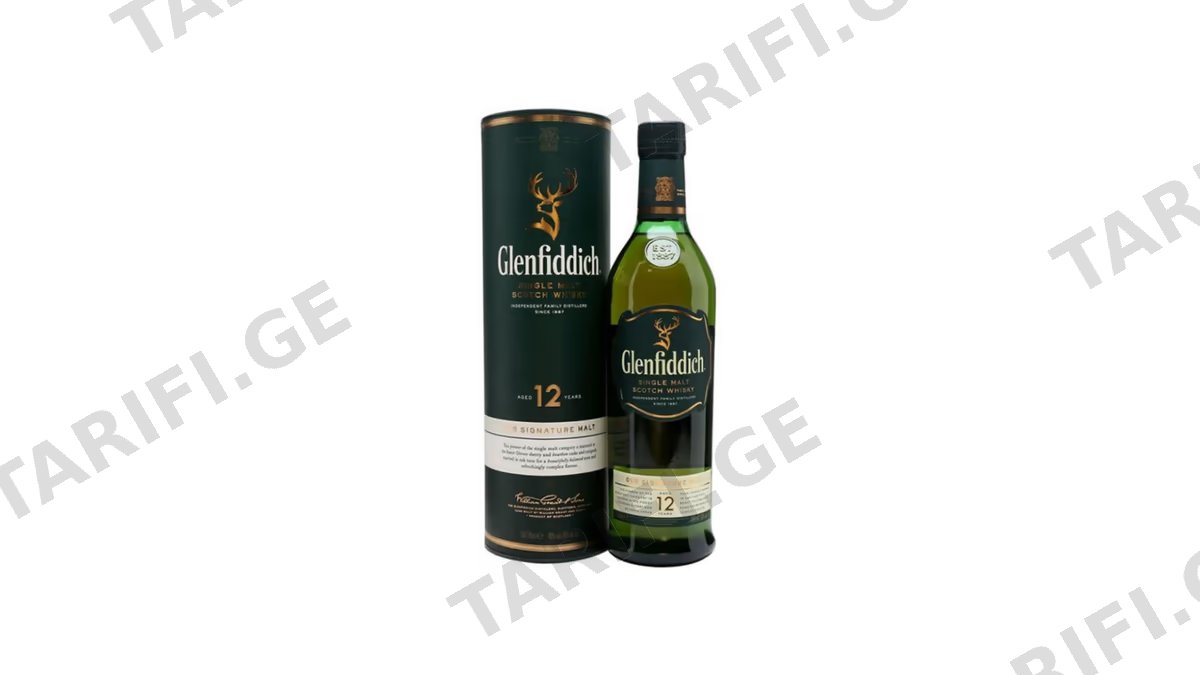 GLANFIDDICH 12წ ვისკი TUB-1ლ