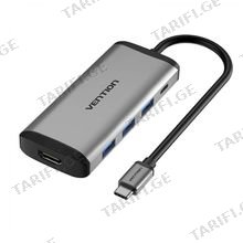 VENTION CNBHB Type-C USB ჰაბი